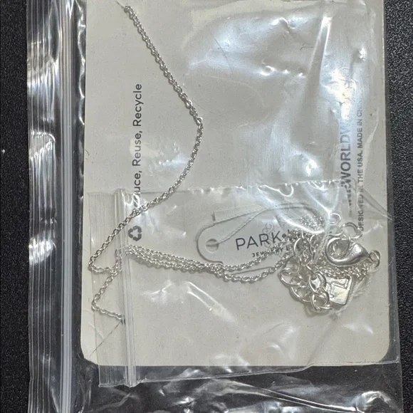 Park Lane Silver Circle Necklace NWT - Picture 2 of 3